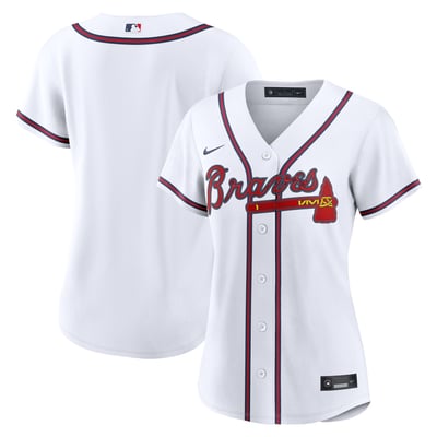  Atlanta Braves Nike Women's Home Replica Jersey - White