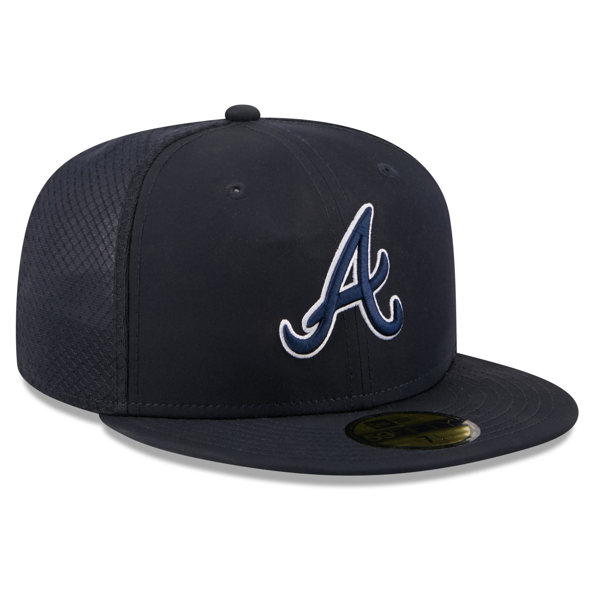 Youth New Era Navy Atlanta Braves Batting Practice 59FIFTY Fitted Hat