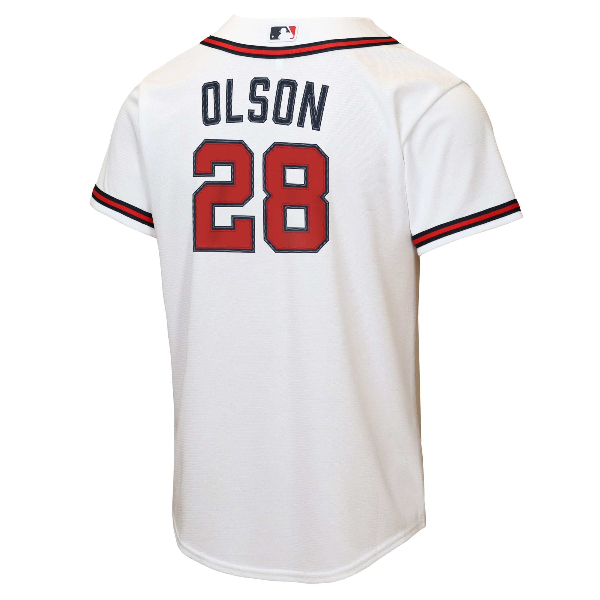 Youth Nike Matt Olson White Atlanta Braves Home Replica Jersey