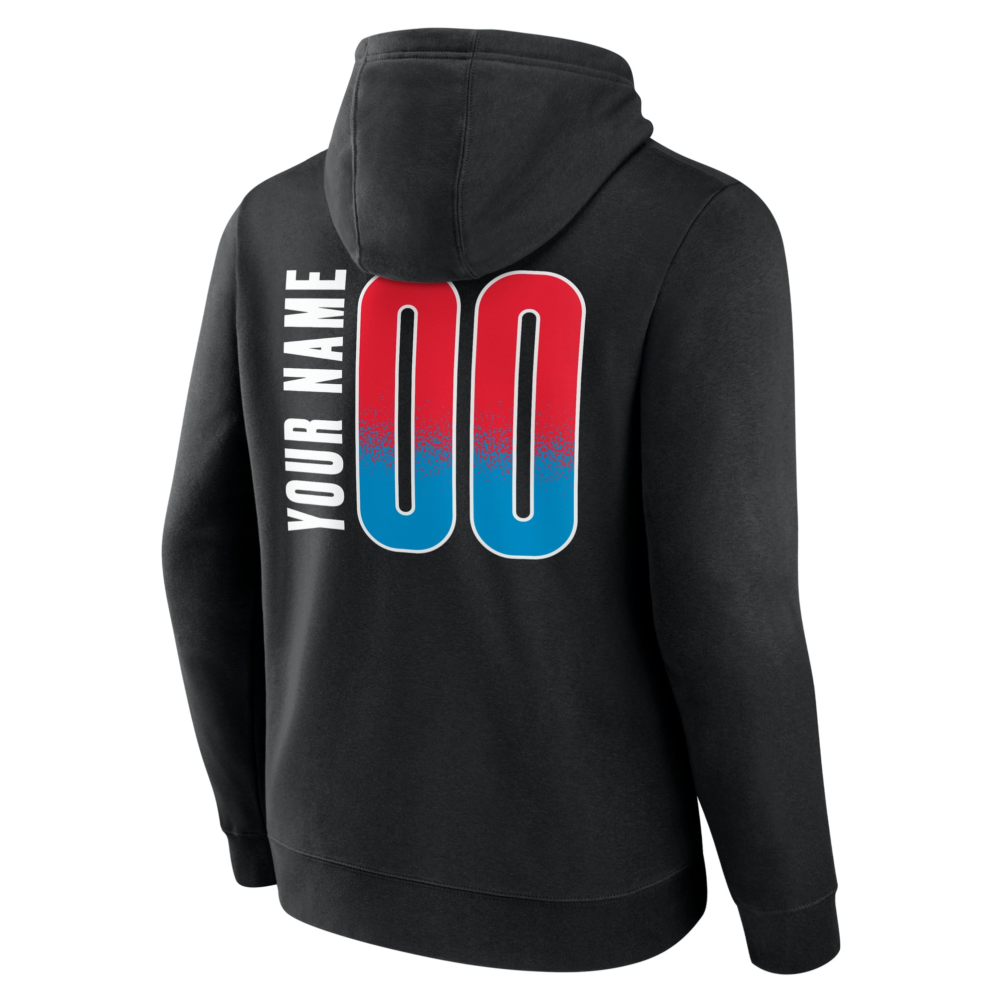 Sweat à capuche noir pour homme Atlanta Dream Home Court Pop personnalisé avec nom et numéro