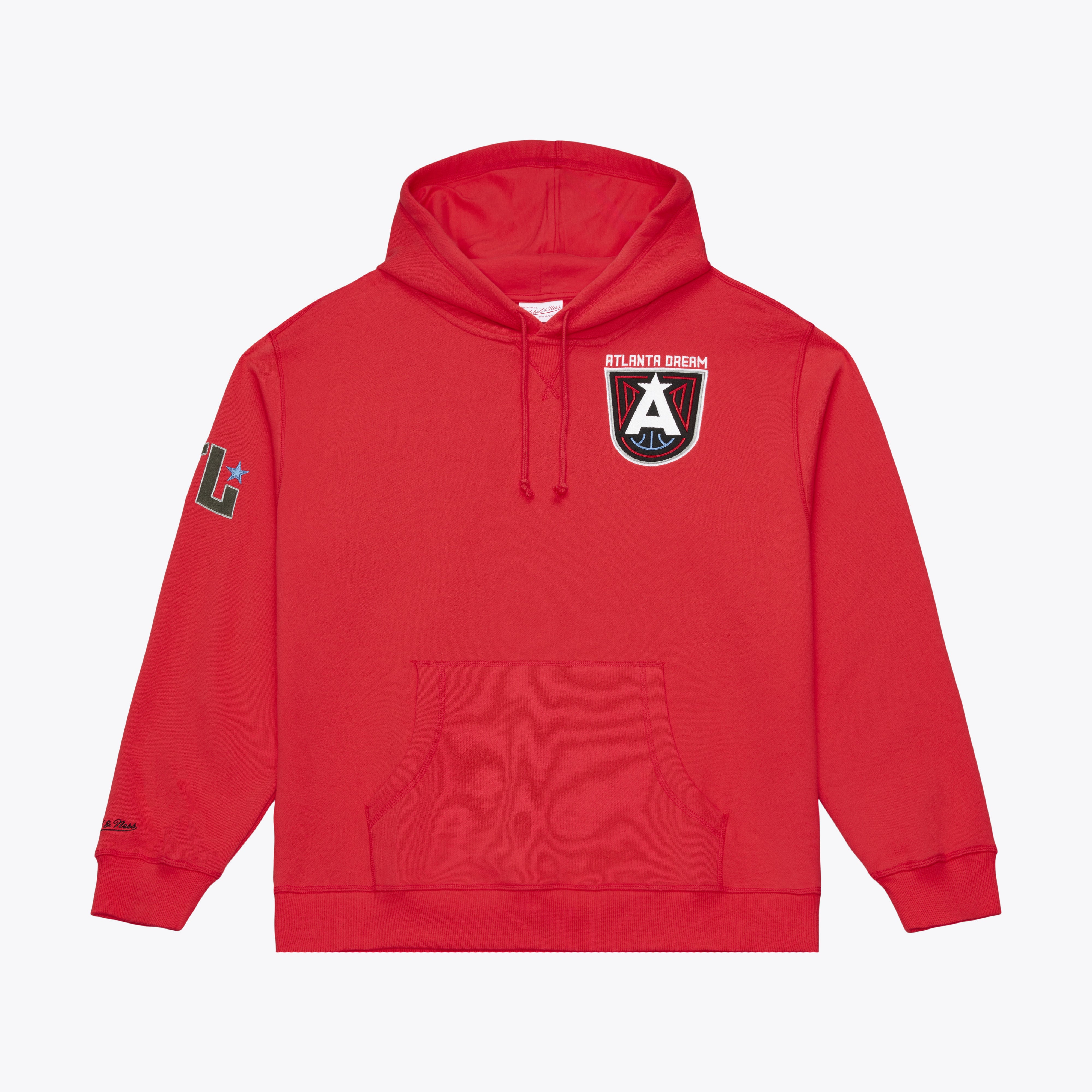 Sweat à capuche en polaire rouge Mitchell & Ness Atlanta Dream pour homme