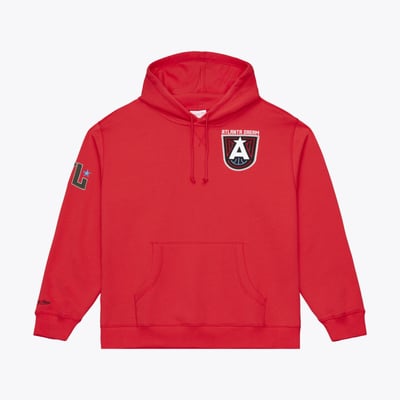  Atlanta Dream Mitchell & Ness Fleece Hoodie - Red