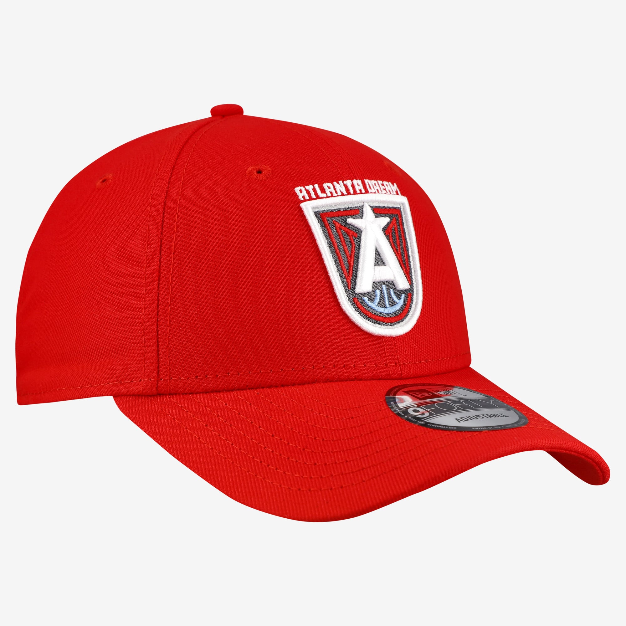Men's New Era Red Atlanta Dream Team 9FORTY Adjustable Hat