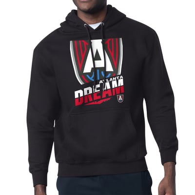 Atlanta Dream Starter Logo Zoom Graphic Fleece Hoodie - Black
