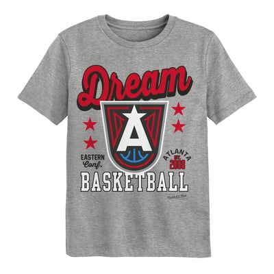  Atlanta Dream Mitchell & Ness Preschool That Girl T-Shirt - Heather Gray