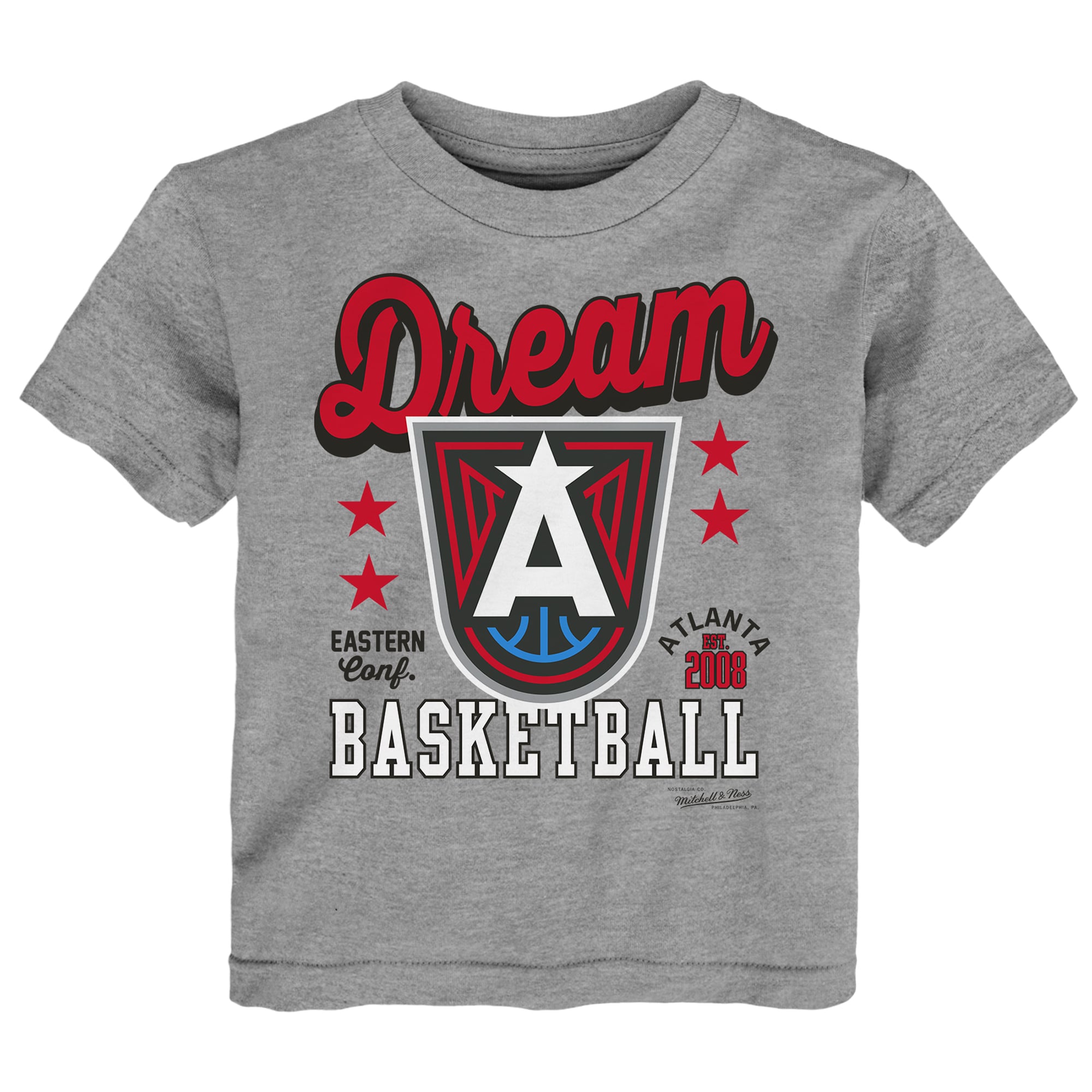 T-shirt Mitchell & Ness Heather Gray Atlanta Dream That Girl pour tout-petit