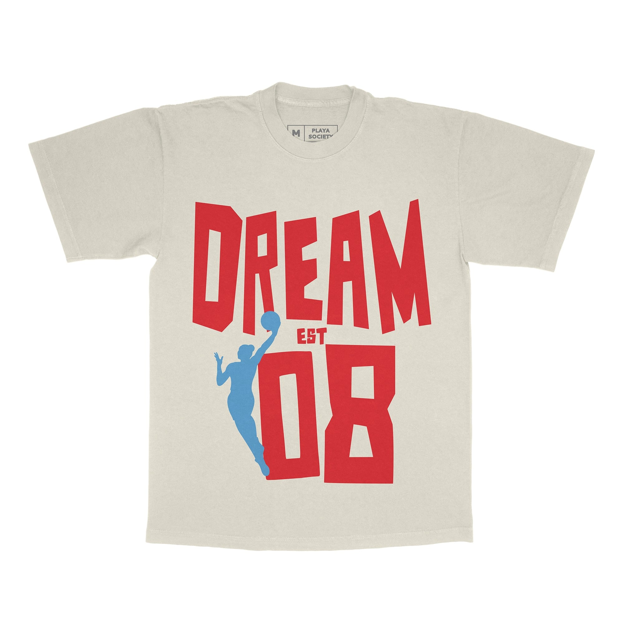 T-shirt unisexe Playa Society Oatmeal Atlanta Dream Est