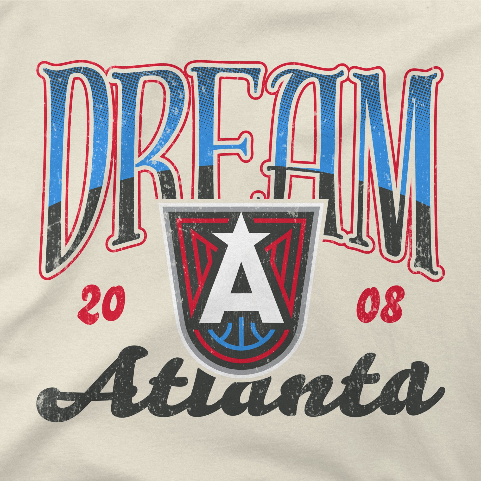 Unisex Stadium Essentials Natural Atlanta Dream Sky High T-Shirt