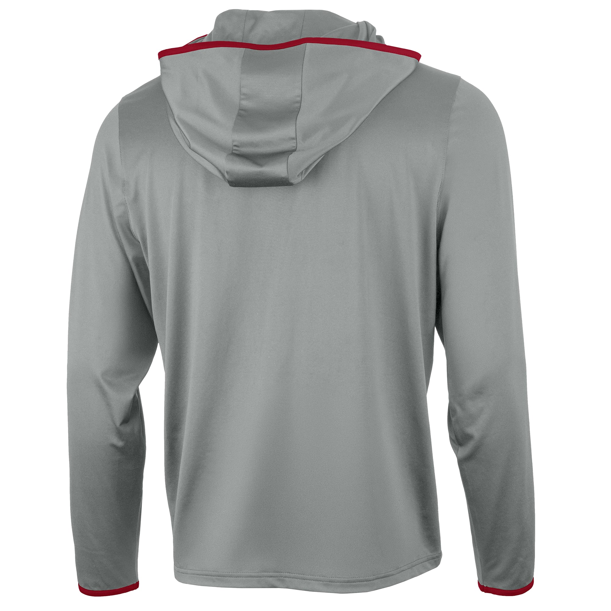 T-shirt à capuche manches longues Antigua Gray Atlanta Drive GC Brink Desert Dry pour homme