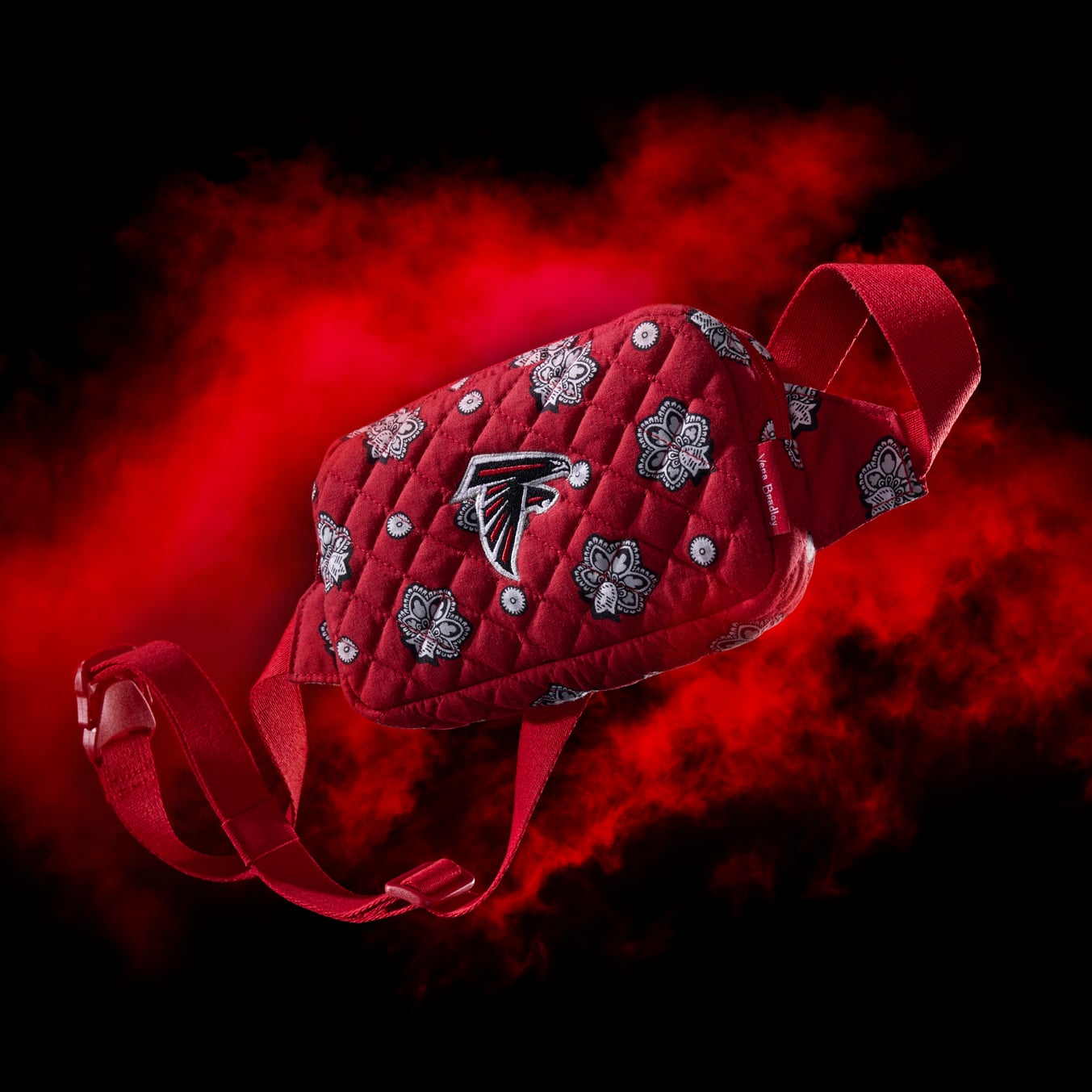Sac banane mini Vera Bradley des Falcons d'Atlanta