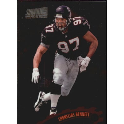 1997 Stadium Club One of a Kind #202 Cornelius Bennett