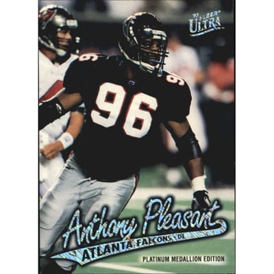 1997 Ultra Platinum Medallion #P290 Anthony Pleasant