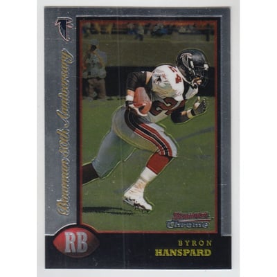 1998 Bowman Chrome Golden Anniversary #53 Byron Hanspard