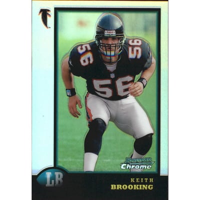 1998 Bowman Chrome Refractors #2 Keith Brooking