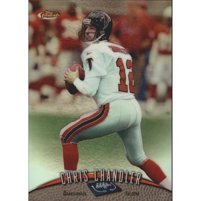 1998 Finest No-Protectors Refractors #98 Chris Chandler