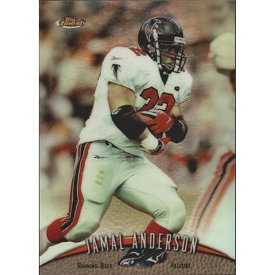 1998 Finest No-Protectors Refractors #99 Jamal Anderson