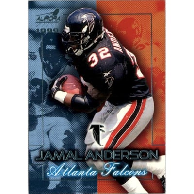 1999 Aurora Championship Fever Platinum Blue #2 Jamal Anderson