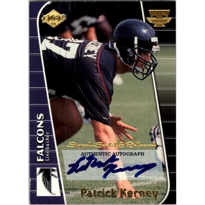 1999 Collector's Edge Triumph Signed, Sealed, Delivered Blue #PK Patrick Kerney