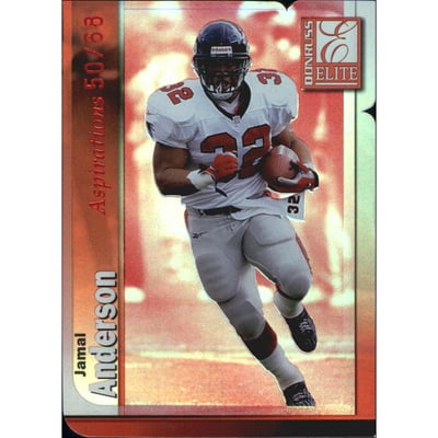 1999 Donruss Elite Aspirations #132 Jamal Anderson/68