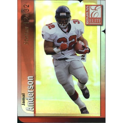 1999 Donruss Elite Status #132 Jamal Anderson/32