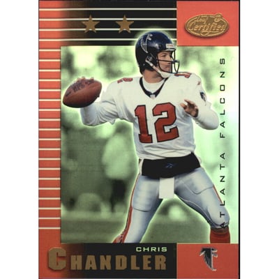 1999 Leaf Certified Mirror Red #104 Chris Chandler