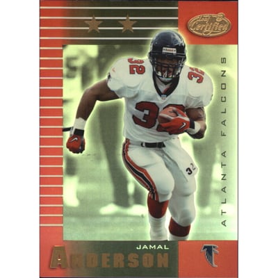 1999 Leaf Certified Mirror Red #105 Jamal Anderson