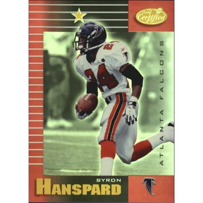 1999 Leaf Certified Mirror Red #5 Byron Hanspard
