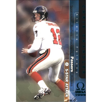 1999 Pacific Omega 5-Star Attack Foils #1 Chris Chandler B