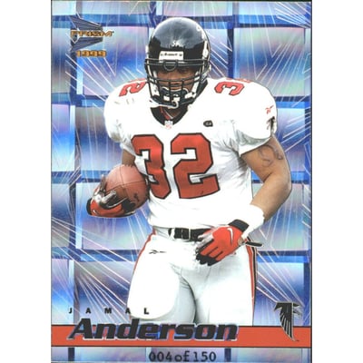 1999 Pacific Prisms Holographic Mirror #6 Jamal Anderson