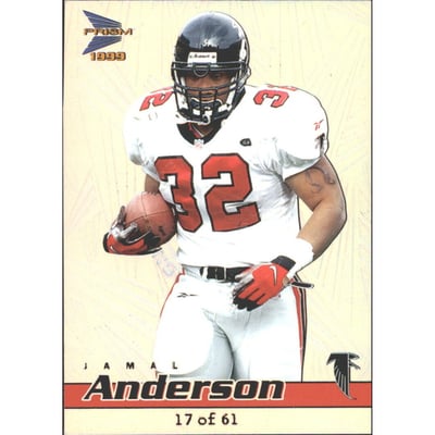1999 Pacific Prisms Premiere Date #6 Jamal Anderson