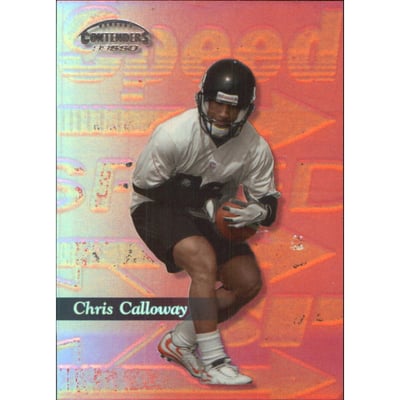 1999 Playoff Contenders SSD Speed Red #58 Chris Calloway