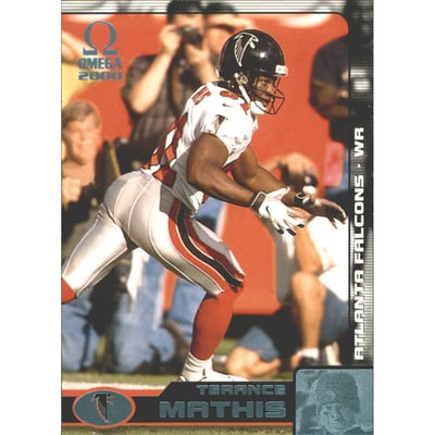2000 Pacific Omega Platinum Blue #10 Terance Mathis