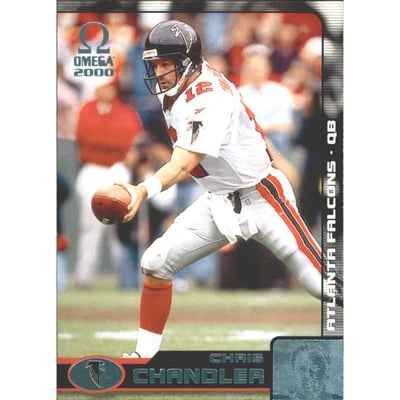 2000 Pacific Omega Platinum Blue #8 Chris Chandler