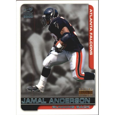 2000 Paramount Platinum Blue #8 Jamal Anderson