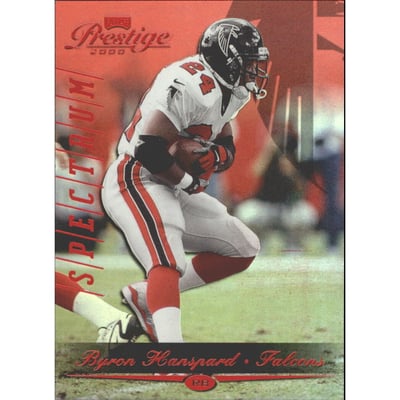 2000 Playoff Prestige Spectrum Red #11 Byron Hanspard