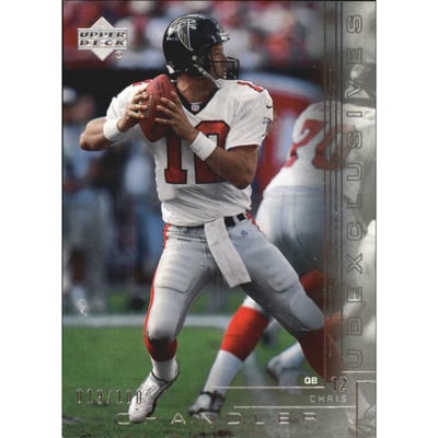 2000 Upper Deck Exclusives Silver #10 Chris Chandler