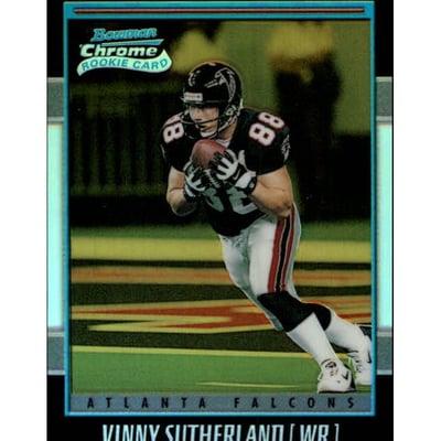 2001 Bowman Chrome Gold Refractors #207 Vinny Sutherland