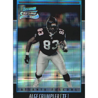 2001 Bowman Chrome Xfractors #199 Alge Crumpler