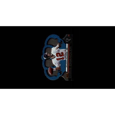 2001 Crown Royale Platinum Blue #7 Chris Chandler