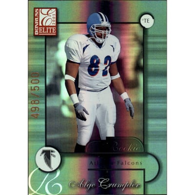 2001 Donruss Elite #158 Alge Crumpler RC