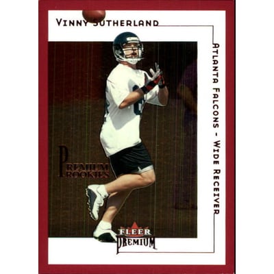 2001 Fleer Premium Star Ruby #225 Vinny Sutherland