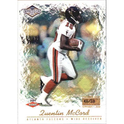 2001 Pacific Impressions Premiere Date #147 Quentin McCord