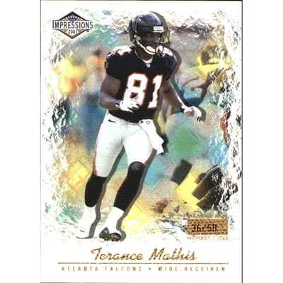 2001 Pacific Impressions Premiere Date #9 Terance Mathis