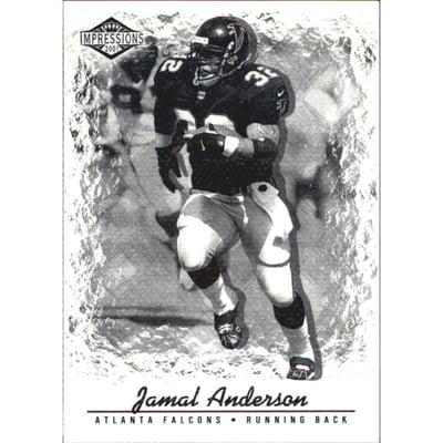 2001 Pacific Impressions Shadow #6 Jamal Anderson