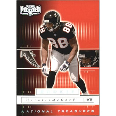2001 Playoff Preferred National Treasures Silver #151 Quentin McCord