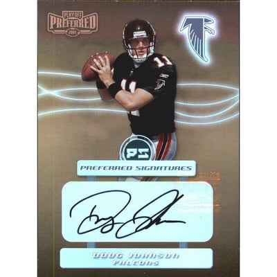 2001 Playoff Preferred Signatures Bronze #90 Doug Johnson