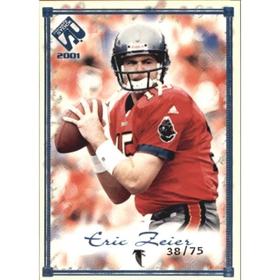 2001 Private Stock Blue Framed #6 Eric Zeier