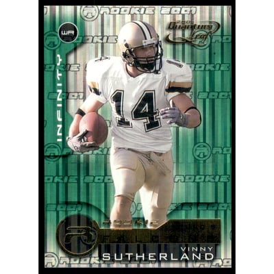 2001 Quantum Leaf Infinity Green #238 Vinny Sutherland