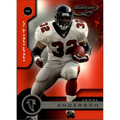2001 Quantum Leaf Infinity Red #9 Jamal Anderson
