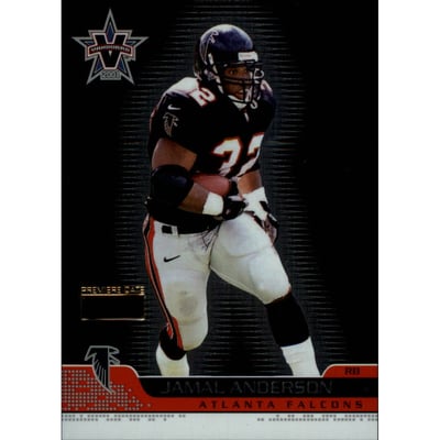 2001 Vanguard Premiere Date #4 Jamal Anderson